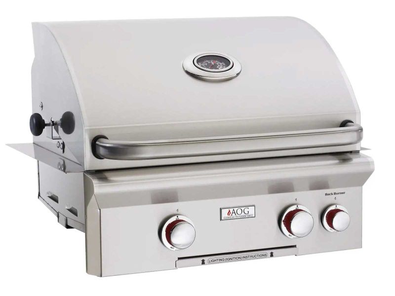 American Outdoor Grill T-Series 24-Inch 2-Burner Built-In Gas Grill With Rotisserie