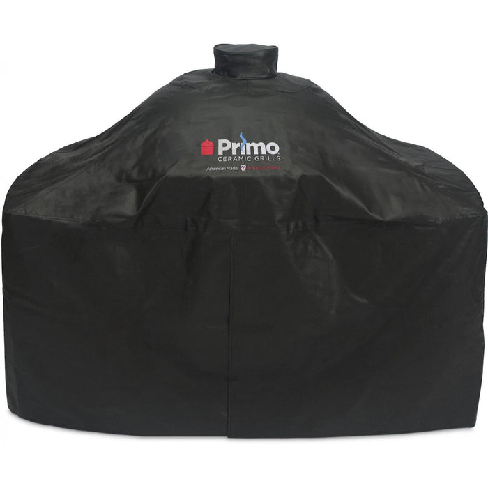 Primo Grill Cover For Oval XL / Large Grill On Steel Cart With Island Top