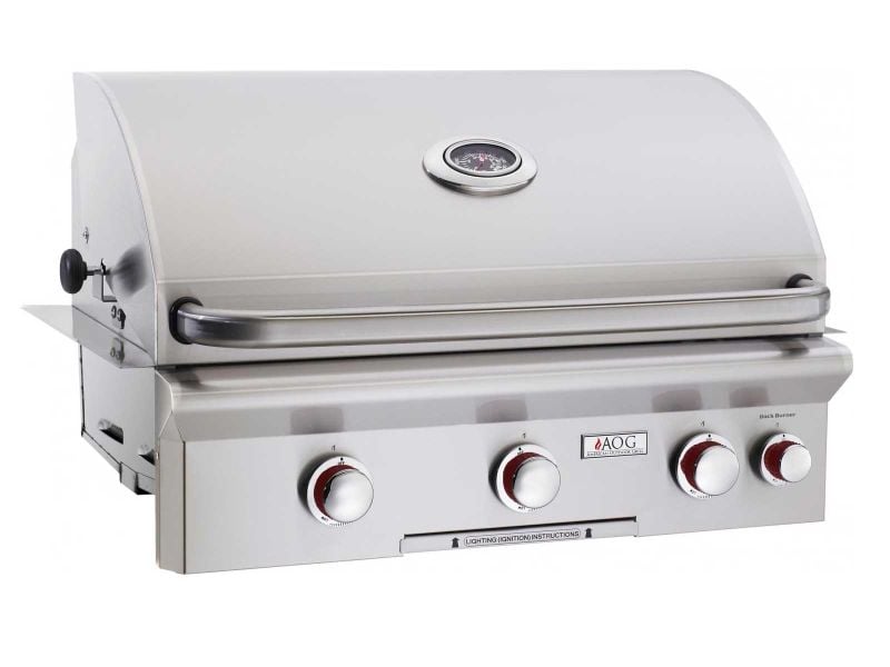 American Outdoor Grill T-Series 30-Inch 3-Burner Built-In Gas Grill With Rotisserie