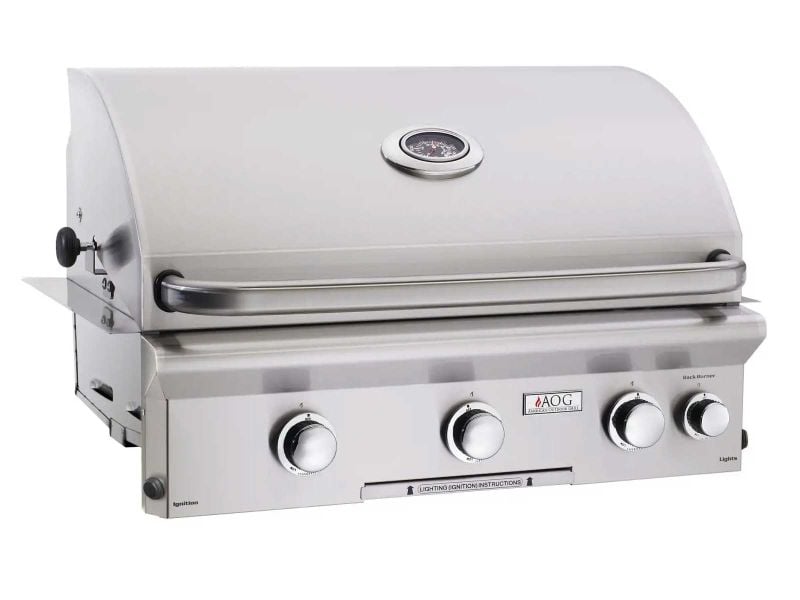 American Outdoor Grill T-Series 36-Inch 3-Burner Built-In Gas Grill With Rotisserie