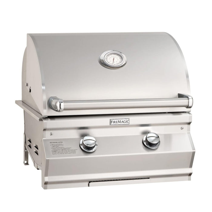 Fire Magic Choice Multi-User CM430I 24-Inch Built-In Natural Gas Grill With Analog Thermometer - CM430I-RT1N