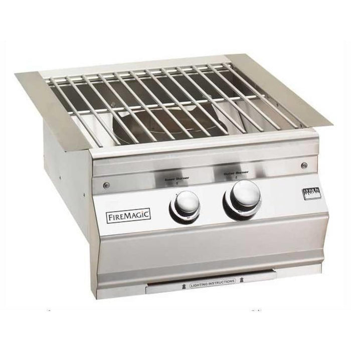 Fire Magic Classic Gas Built-In Power Burner With Stainless Steel Grid