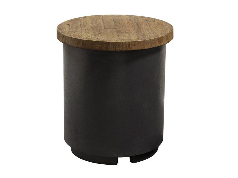 American Fyre Designs Reclaimed Wood Contempo Tank/End Table