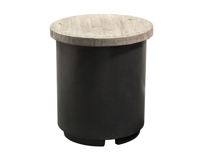 American Fyre Designs Reclaimed Wood Contempo Tank/End Table