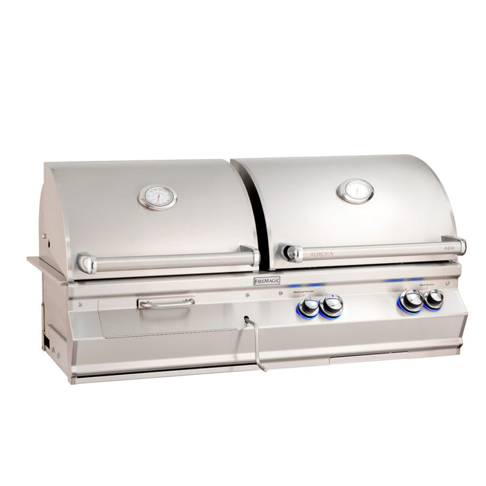 Fire Magic Aurora A830i 46-Inch Built-In Gas And Charcoal Combo Grill