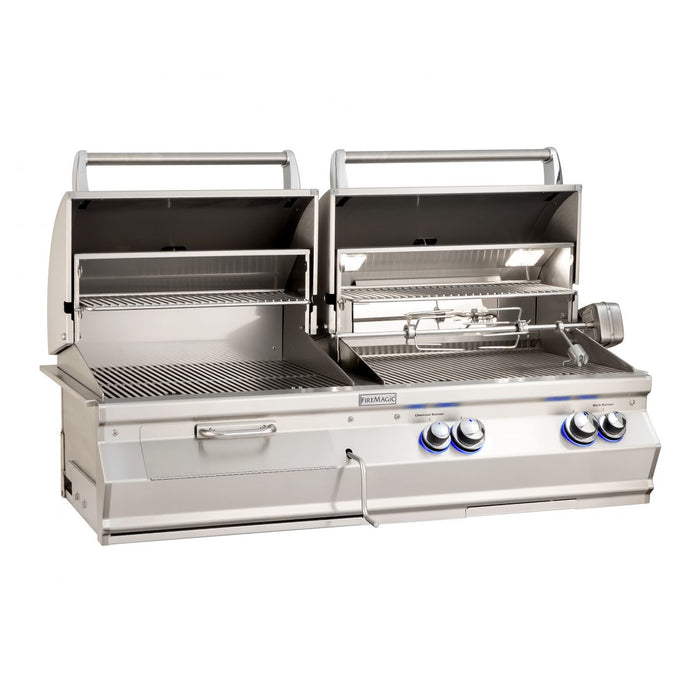 Fire Magic Aurora A830i 46-Inch Built-In Gas And Charcoal Combo Grill