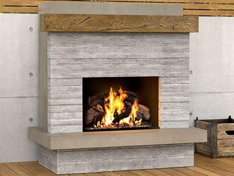 American Fyre Designs 68-Inch Brooklyn Outdoor Gas Fireplace