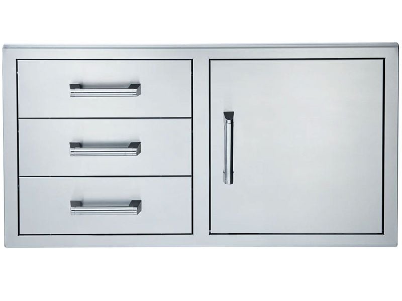 Broilmaster 42-Inch Single Door with Triple Drawer Combo