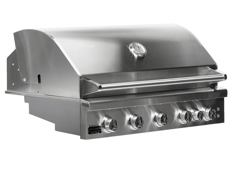 Broilmaster B-Series Deluxe 40-Inch Stainless Steel Freestanding Gas Grill with Rear Infrared Burner