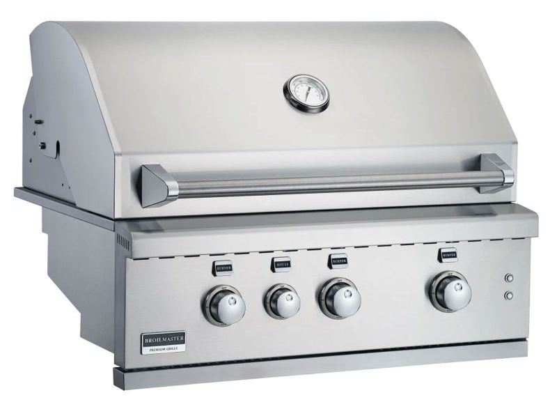 Broilmaster 34-Inch Stainless Steel Built-In Gas Grill