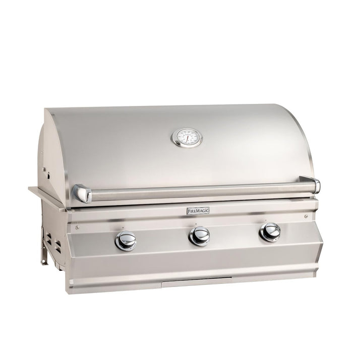 Fire Magic Choice C650I 36-Inch Built-In Natural Gas Grill With Analog Thermometer - C650I-RT1N