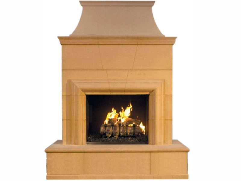 American Fyre Designs 76-Inch Cordova Outdoor Gas Fireplace