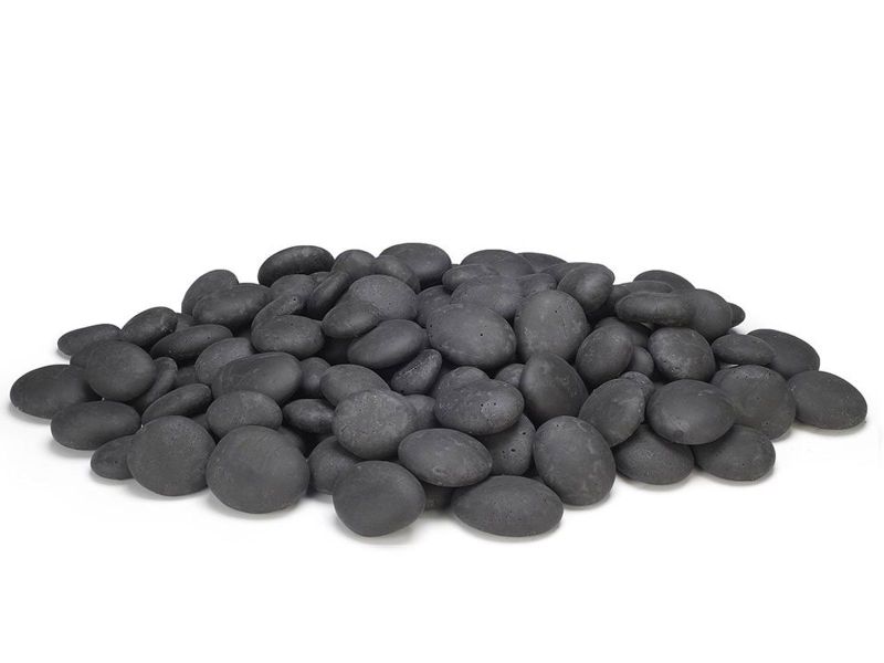 American Fyre Designs 140-Piece Creekstones, Black