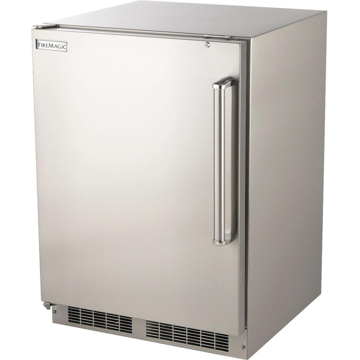 Fire Magic 24-Inch 5.1 Cu. Ft. Right Hinge Outdoor Rated Compact Refrigerator - 3589-DR