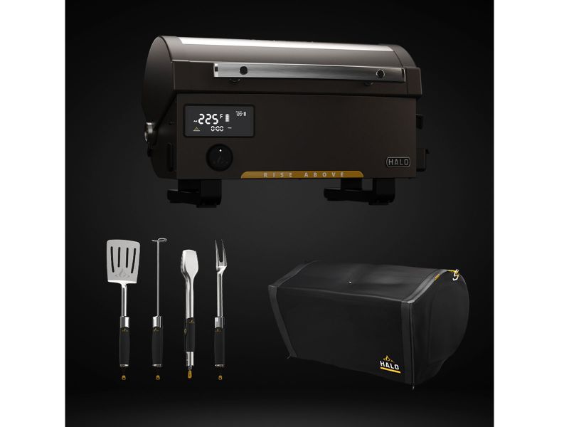 HALO 5-Piece Ultimate Pellet Grill Bundle