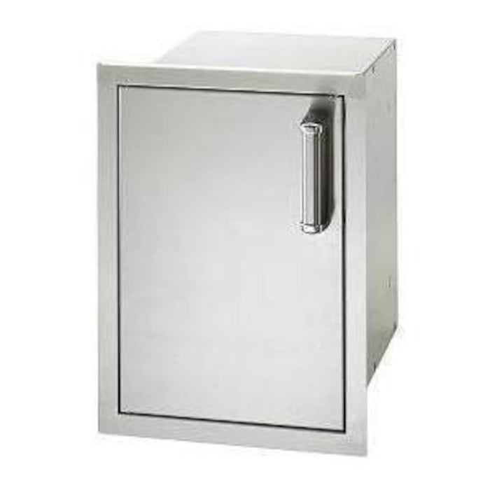 Fire Magic Premium Flush 14-Inch Left-Hinged Enclosed Cabinet Storage With Drawers With Soft Close - 53820SC-L