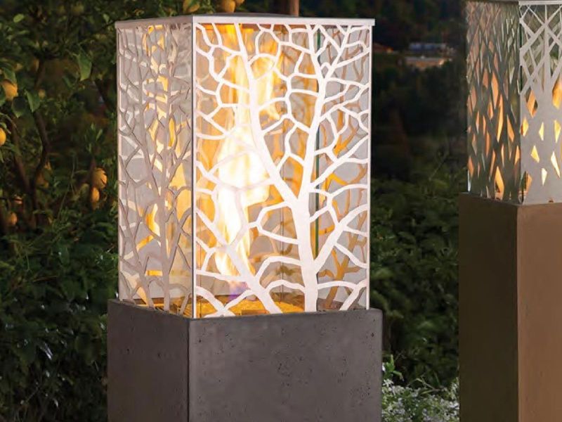 American Fyre Designs 16-Inch Magnolia Gas Fire Lantern