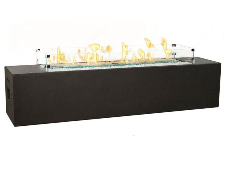 American Fyre Designs 72-Inch Milan Low Linear Firetable