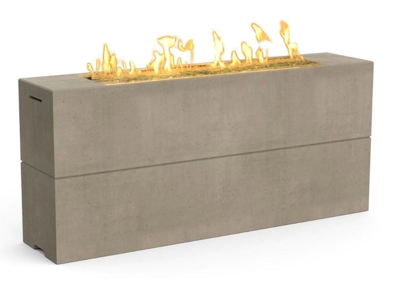 American Fyre Designs 72-Inch Milan Tall Linear Firetable