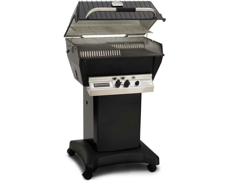 Broilmaster P3-XF Premium Gas Grill On Black Cart