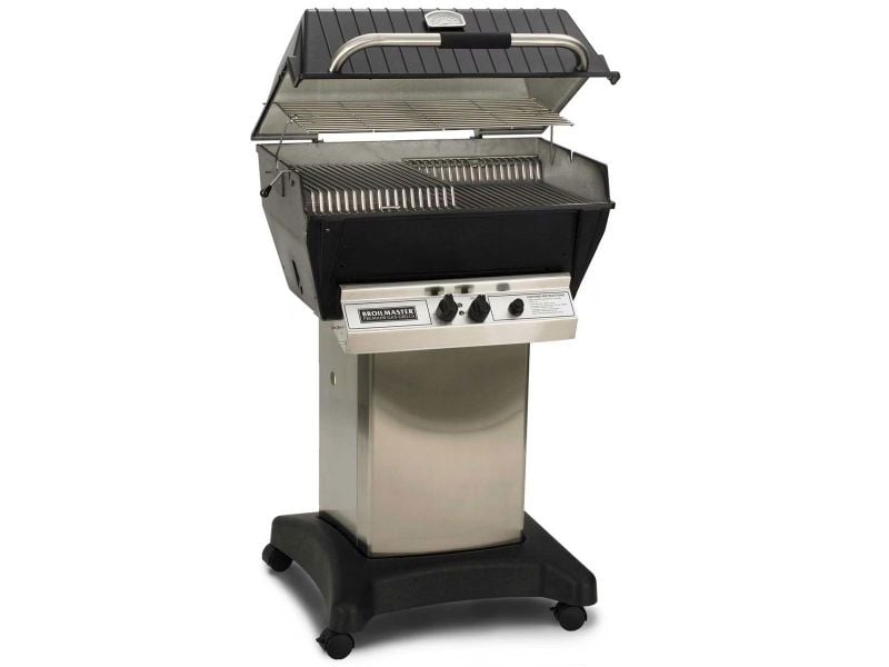 Broilmaster P3-XF Premium Gas Grill On Stainless Steel Cart