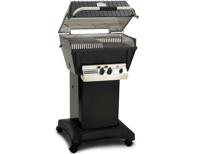 Broilmaster P4-XF Premium Gas Grill On Black Cart