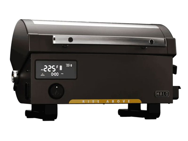 HALO Prime300 28-Inch Bluetooth Connected Countertop Portable Pellet Grill