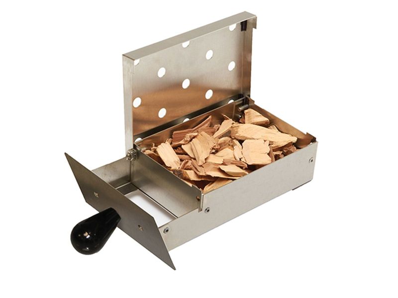 Broilmaster Q3X Qrave Gas Grill On Stainless Steel Storage Cart